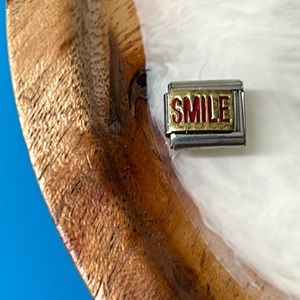 🖤Italian SMILE charm